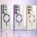 Kryt Wozinsky Electroplated Magsafe pro Galaxy S24 FE - růžová