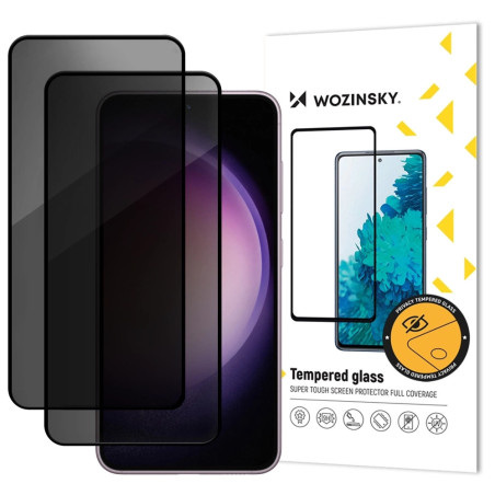 Ochranné sklo Wozinsky Privacy Glass Galaxy S26 Ultra černá