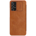 Pouzdro Nillkin QIN LEATHER pro Galaxy A73 - hnědé