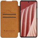 Pouzdro Nillkin QIN LEATHER pro Galaxy A73 - hnědé