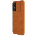 Pouzdro Nillkin QIN LEATHER pro Galaxy A73 - hnědé