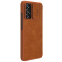 Pouzdro Nillkin QIN LEATHER pro Galaxy A73 - hnědé