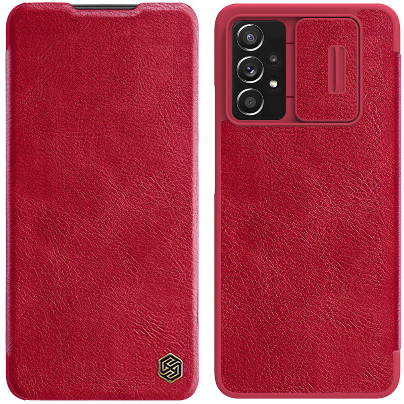 Pouzdro Nillkin QIN leather pro Samsung Galaxy A73 - červené