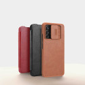 Pouzdro Nillkin QIN leather pro Galaxy A73 – červené