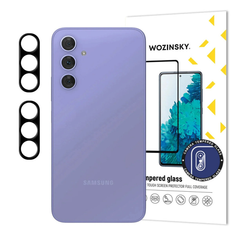Ochranné sklo Wozinsky FULL CAMERA GLASS pro Samsung Galaxy A17 / A17 5G - černé