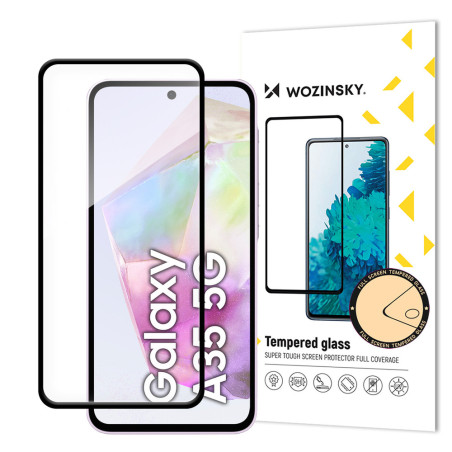 Ochranné sklo Wozinsky FULL GLUE pro Galaxy A35 - černé