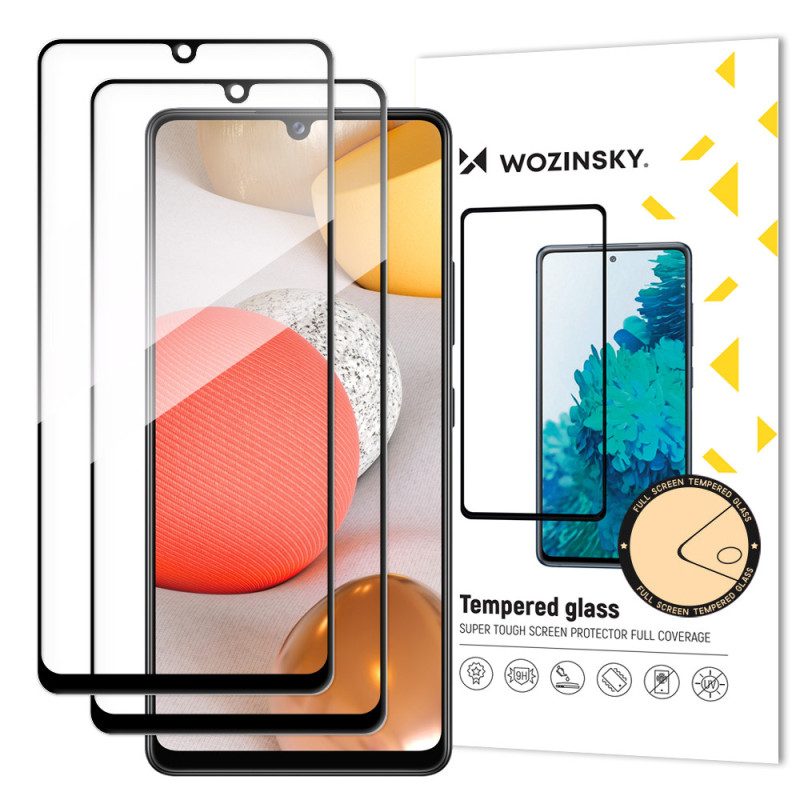 Ochranné sklo Wozinsky pro Galaxy A42 5G - černé