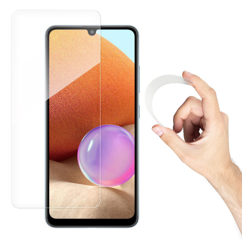 Ochranné sklo Wozinsky NANO FLEXI GLASS Hybrid pro Samsung Galaxy A42 5G - transparentní