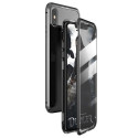 Kryt Wozinsky FULL MAGNETIC CASE pro Galaxy A72 4G - černá/průhledn