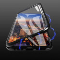 Kryt Wozinsky FULL MAGNETIC CASE pro Galaxy A72 4G - černá/průhledn