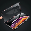 Kryt Wozinsky FULL MAGNETIC CASE pro Galaxy A72 4G - černá/průhledn