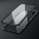 Kryt Wozinsky FULL MAGNETIC CASE pro Galaxy A72 4G - černá/průhledn