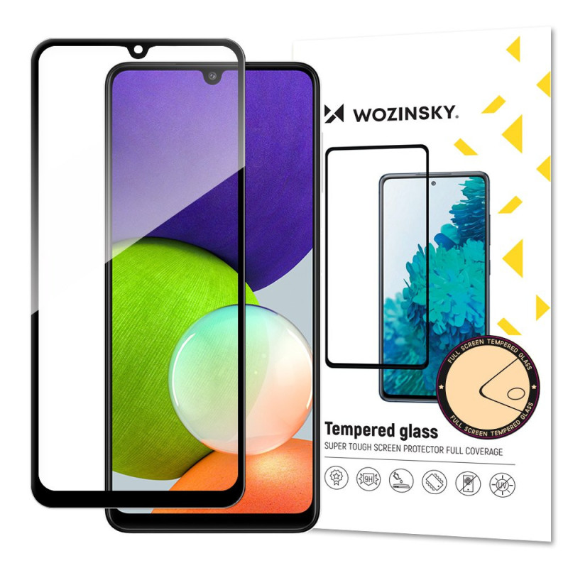 Ochranné sklo Wozinsky pro Samsung Galaxy A22 4G - black