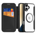 Dux Ducis Skin X Pro pouzdro pro iPhone 16 Plus s MagSafe a flipovým krytem - černé
