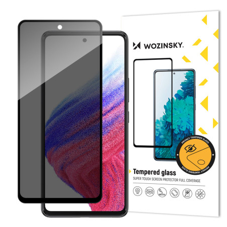 Wozinsky Privacy Glass Anti Spy pro Galaxy A53 5G – černé