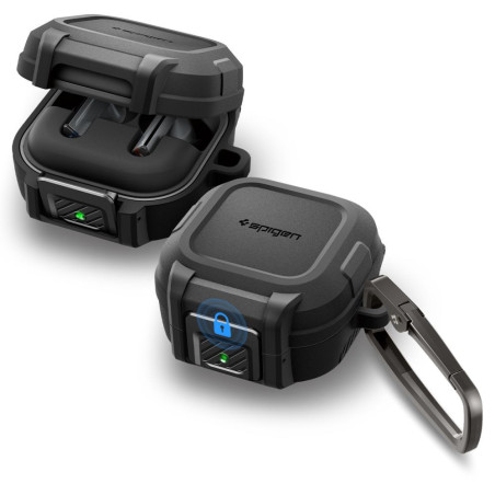 Pouzdro Spigen LOCK FIT Galaxy Buds 4/4 Pro - matná černá