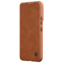 Pouzdro Nillkin QIN LEATHER PRO pro Galaxy S22+ - hnědá
