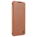 Pouzdro Nillkin QIN LEATHER PRO pro Galaxy S22+ - hnědá