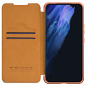 Pouzdro Nillkin QIN LEATHER PRO pro Galaxy S22+ - hnědá