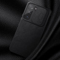 Pouzdro Nillkin QIN LEATHER PRO pro Galaxy S22+ - hnědá