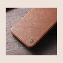 Pouzdro Nillkin QIN LEATHER PRO pro Galaxy S22+ - hnědá