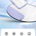 Dux Ducis Skin X Pro pouzdro pro iPhone 16 Pro Max s MagSafe a flipovým krytem - fialové