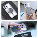 Dux Ducis Skin X Pro pouzdro pro iPhone 16 Pro Max s MagSafe a flipovým krytem - fialové