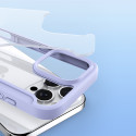 Dux Ducis Skin X Pro pouzdro pro iPhone 16 Pro Max s MagSafe a flipovým krytem - fialové