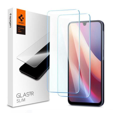 Spigen GLAS.tR Slim 2-Pack pro Galaxy A16 - transparentní