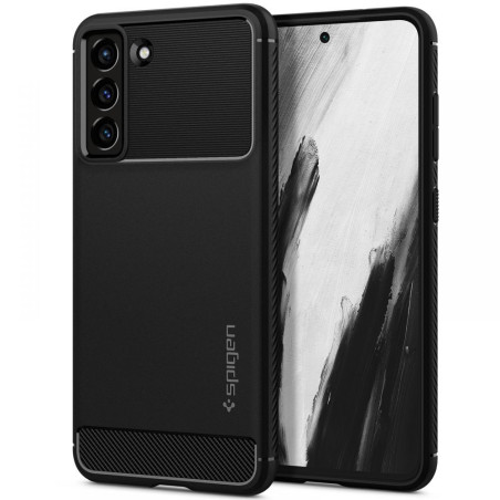 Kryt Spigen Rugged Armor pro Galaxy S21 FE - matná černá