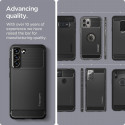 Kryt Spigen Rugged Armor pro Galaxy S21 FE - matná černá