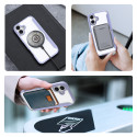Dux Ducis Skin X Pro pouzdro pro iPhone 16 s MagSafe a flipovým krytem - fialové