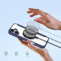Dux Ducis Skin X Pro pouzdro pro iPhone 16 s MagSafe a flipovým krytem - modré