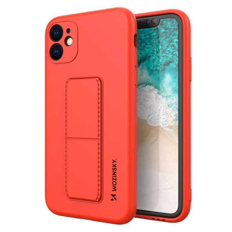 Kryt Wozinsky KICKSTAND CASE pro Samsung Galaxy A32 4G - červený