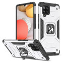 Kryt Wozinsky RING ARMOR pro Galaxy A42 5G - stříbrný
