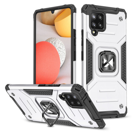 Kryt Wozinsky RING ARMOR pro Galaxy A42 5G - stříbrný