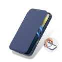 Dux Ducis Skin X Pro pouzdro pro iPhone 16 s MagSafe a flipovým krytem - modré