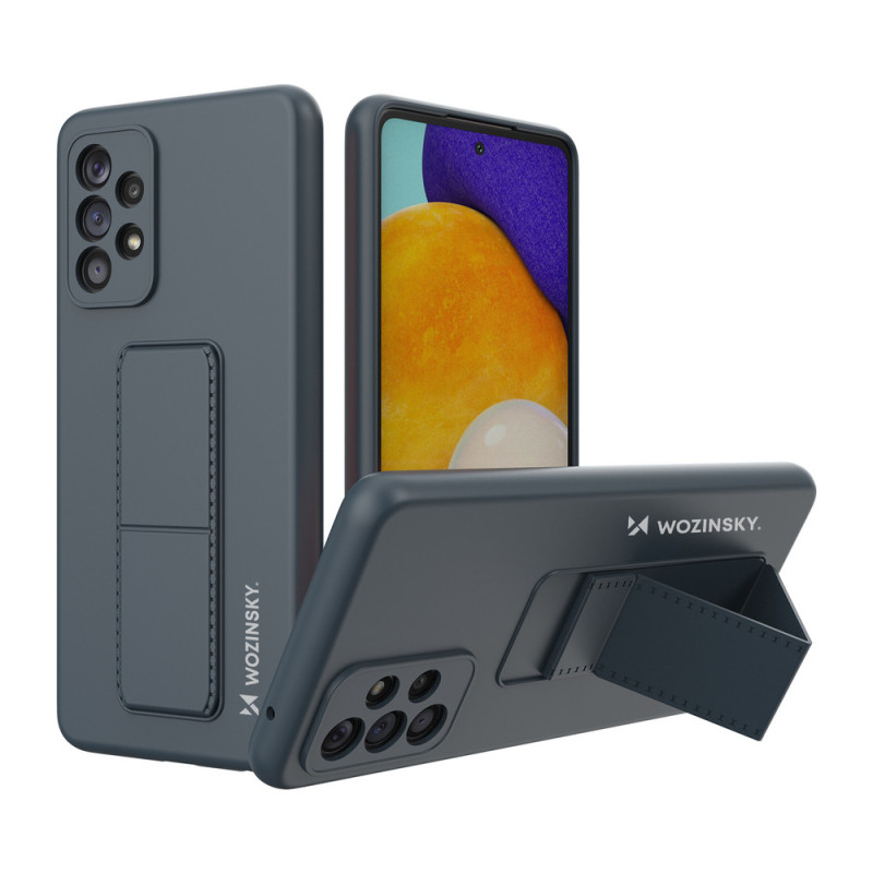 Kryt Wozinsky KICKSTAND CASE pro Samsung Galaxy A73 - tmavě modrý