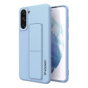 Kryt Wozinsky Kickstand Case pro Galaxy S21+ 5G - světle modrá