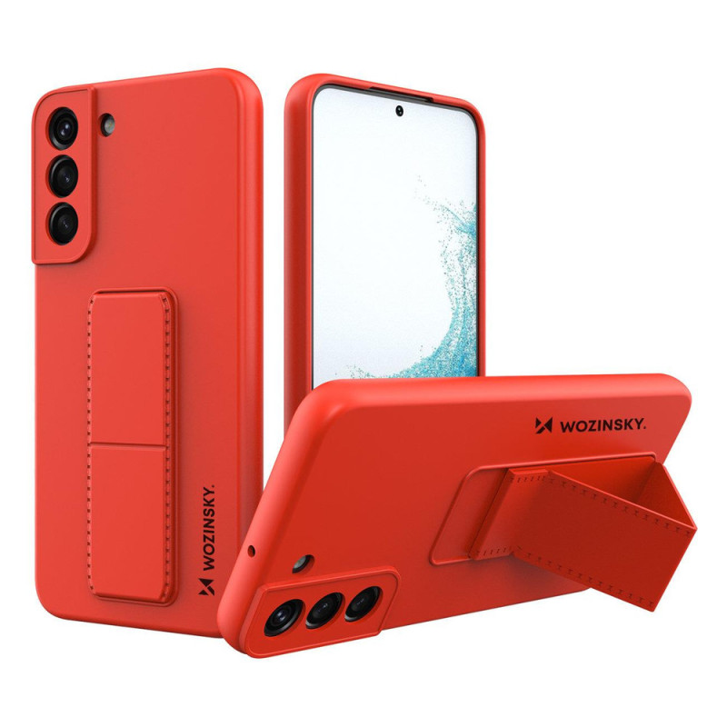Kryt Wozinsky KICKSTAND CASE pro Samsung Galaxy S22+ - červený