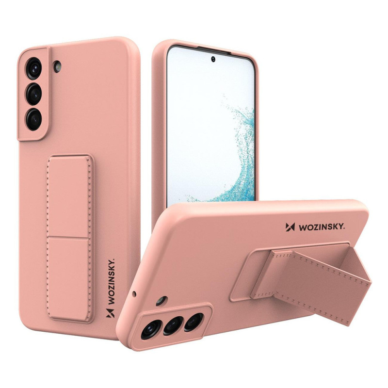 Kryt Wozinsky KICKSTAND CASE pro Samsung Galaxy S22+ - růžová