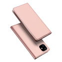 DUX DUCIS SkinPro kryt typu kniha pro iPhone 11, růžový