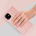 DUX DUCIS SkinPro kryt typu kniha pro iPhone 11, růžový