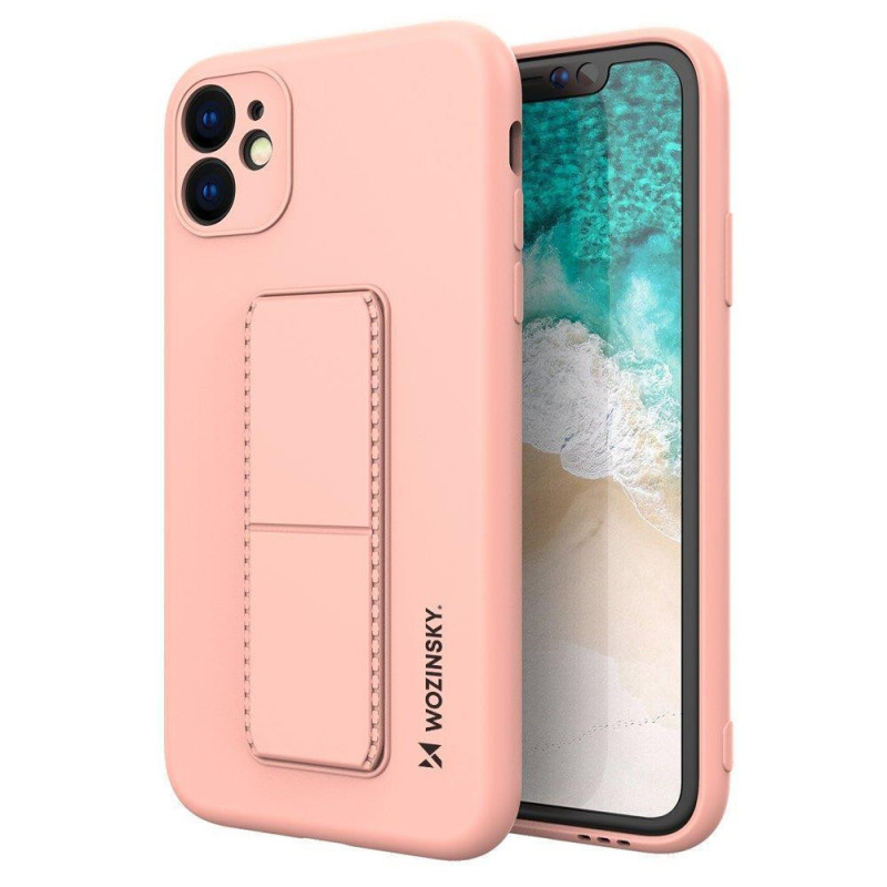Kryt Wozinsky KICKSTAND CASE pro Samsung Galaxy A32 4G - růžový