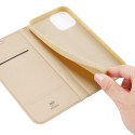 DUX DUCIS SkinPro kryt typu kniha pro iPhone 11, zlatý