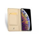 DUX DUCIS SkinPro kryt typu kniha pro iPhone 11, zlatý