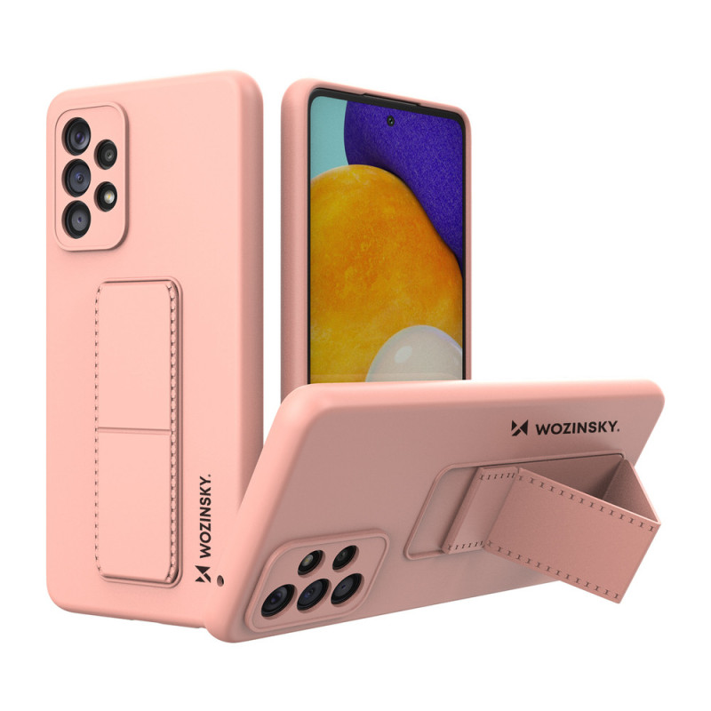 Kryt Wozinsky KICKSTAND CASE pro Samsung Galaxy A73 - růžový