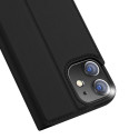 DUX DUCIS SkinPro kryt typu kniha pro iPhone 12 Mini, černý