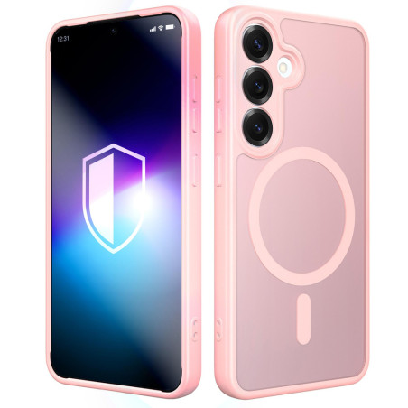 Kryt 3mk MISTY MAGCASE pro Galaxy S25 - růžová