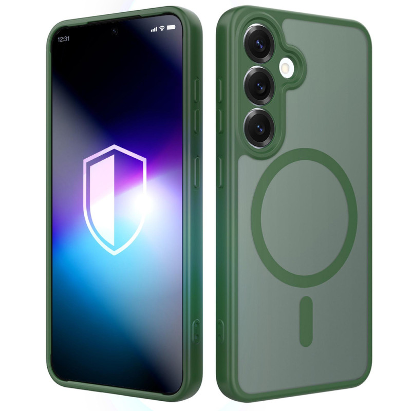 Kryt 3mk MISTY MAGCASE pro Samsung Galaxy S25 - zelená